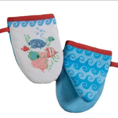 Oven Mitt - Free as the Ocean Grabber Mitt