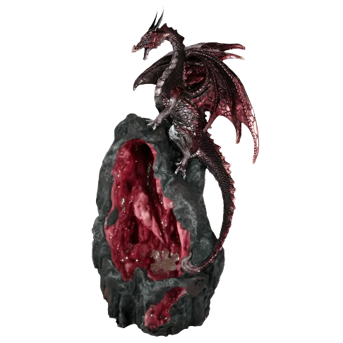 Incense Burner Red Dragon (backflow w/ light)