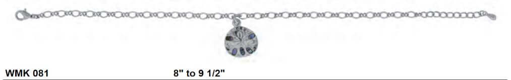 Anklet - WMK 081 - Sand Dollar