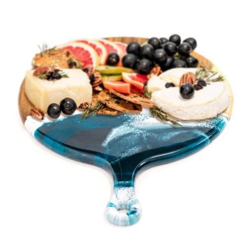 12" Navy Round Charcuterie Board