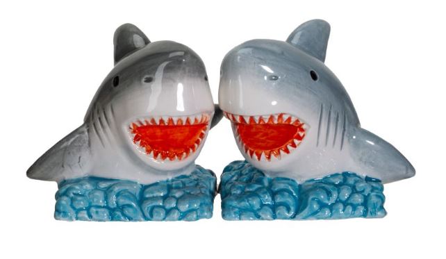 Wave Sharks Magnetic Salt & Pepper Shaker
