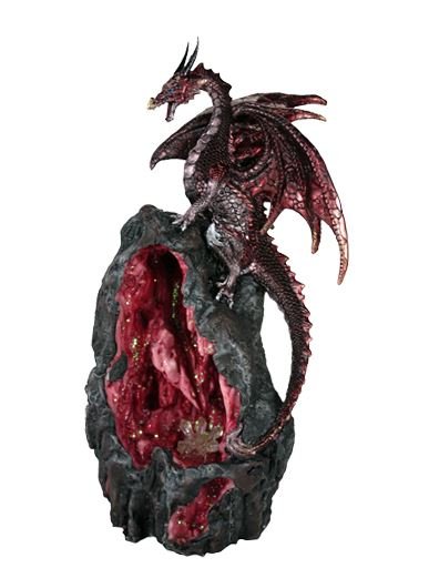 Incense Burner Red Dragon (backflow w/ light)