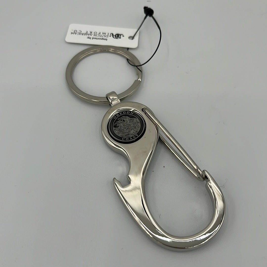 Carabiner Bottle Opener Keyring Oregon Coast