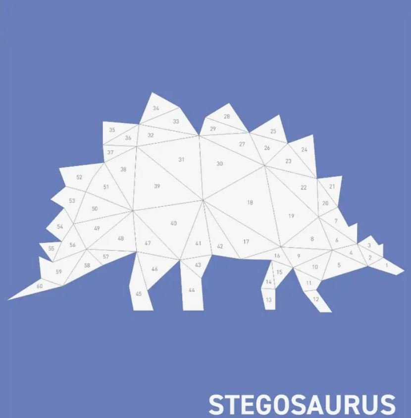 My Sticker Paintings Dinosaurs