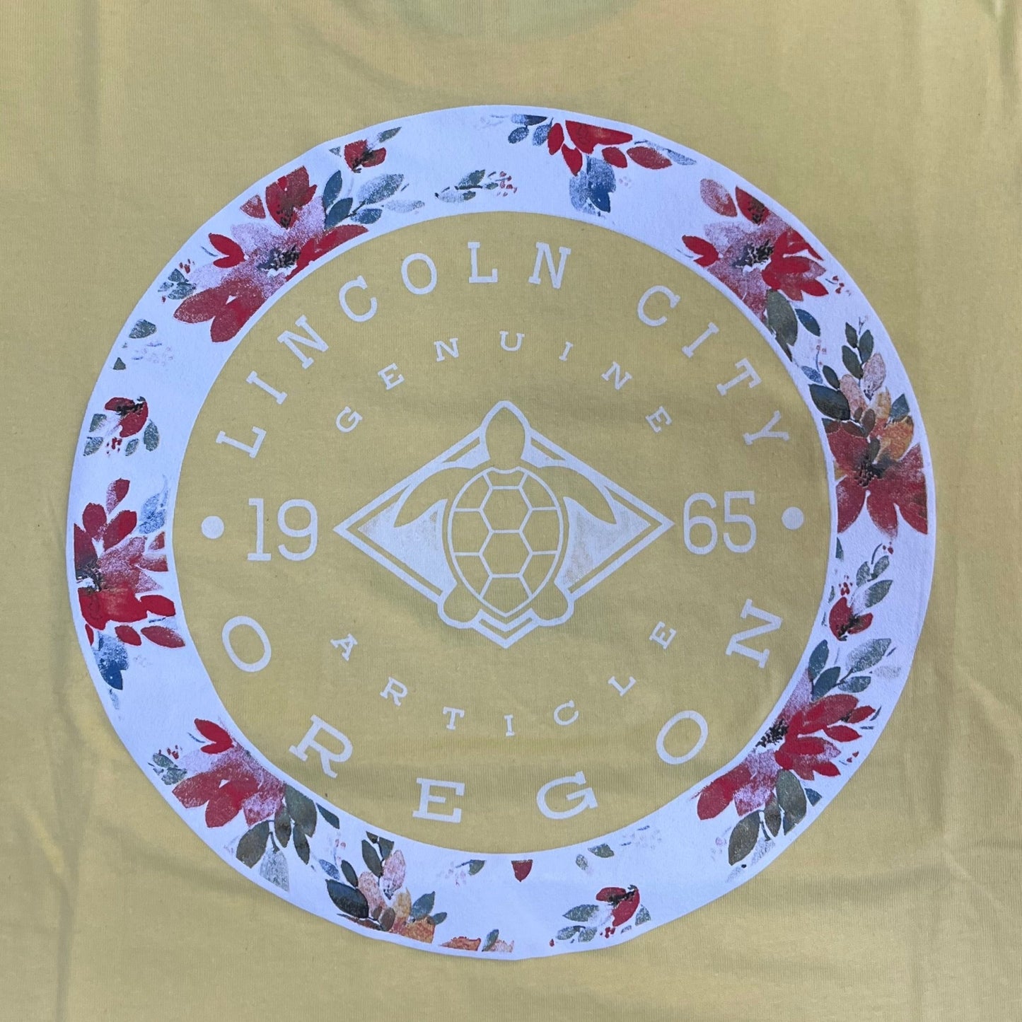 Ladies T-Shirt Potpourri Sea Turtle Butter