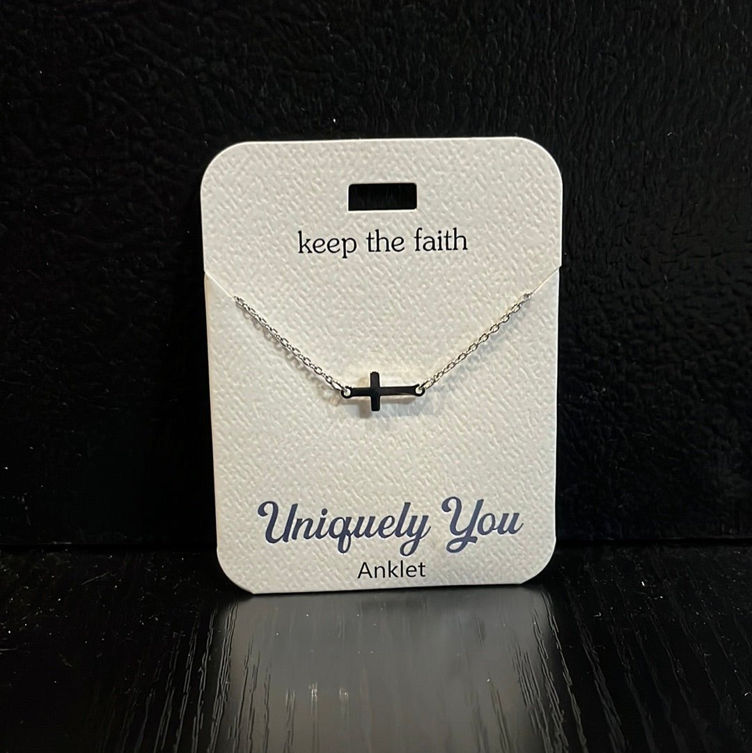 Anklet - YOU 7418 - Cross