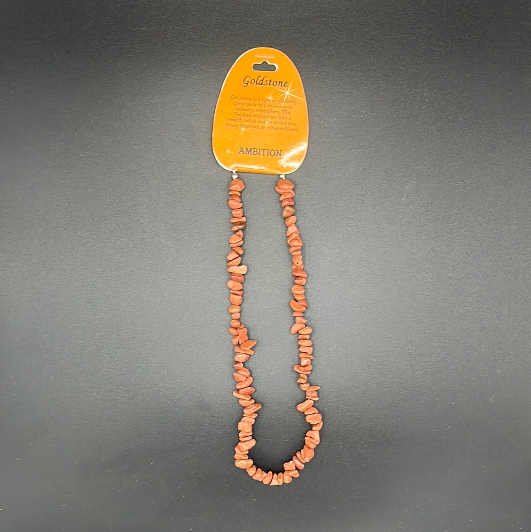 Necklace - Designer Gold Stone