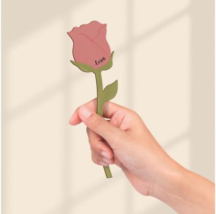 Wooden Flower Love
