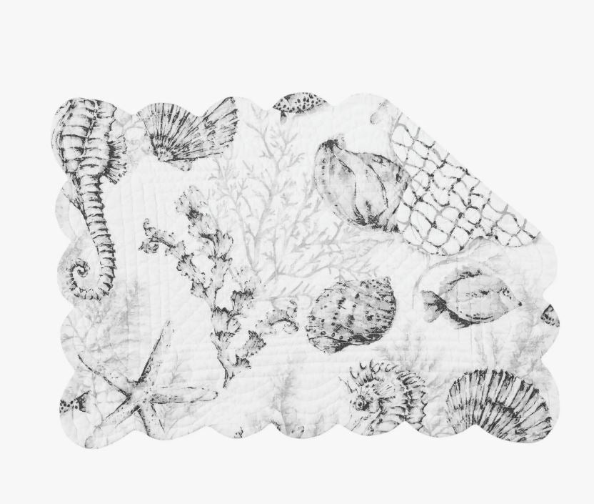 Clearance - Placemats - Fenwick Isle Gray