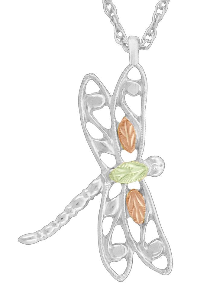 Necklace Black Hills Gold Dragonfly