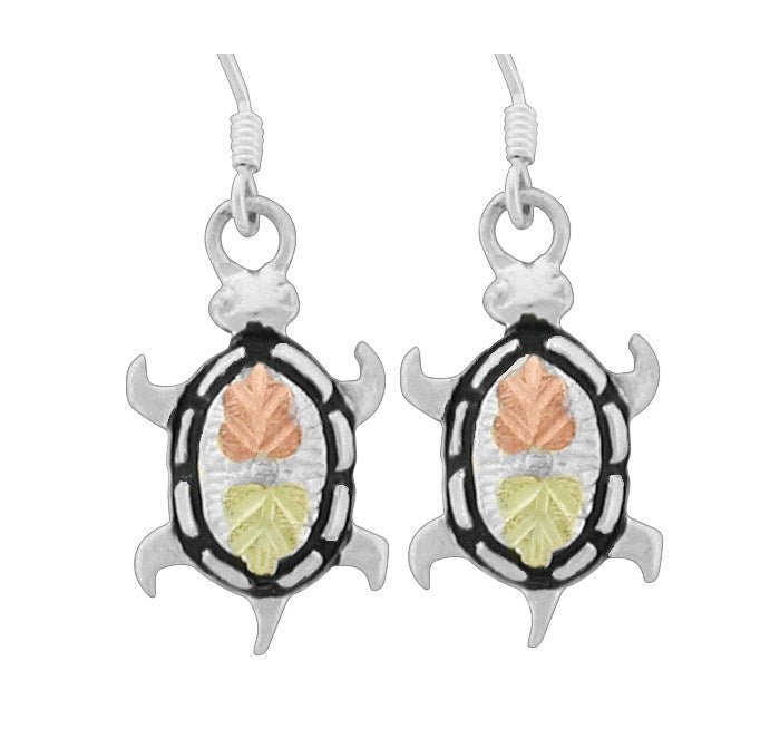 Earrings Black Hills Gold Turtles