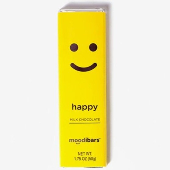 Moodibars® Happy (1.75oz) - Milk Chocolate Bar