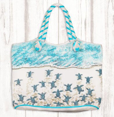 Bag - Baby Turtles Rope Handle
