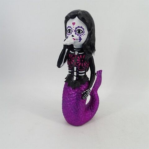 Figurine - Skeleton Mermaid - Purple