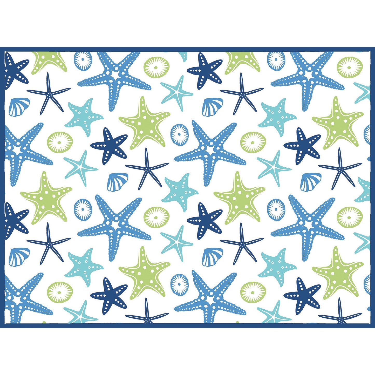 Drying Mat - Beach House Starfish