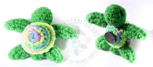 Magnet Crochet Colorful Sea Turtle