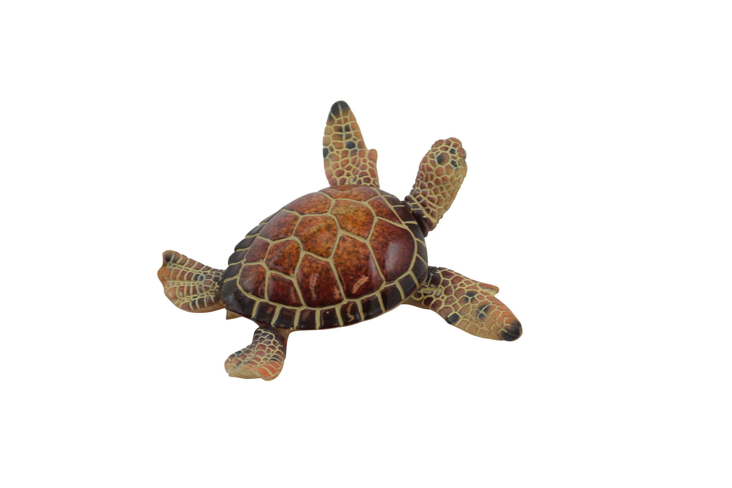 Figurine - Orange Turtle 3.5 inch