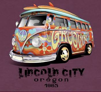 Apparel - Unisex T-shirt Hendrix Bus Raisin