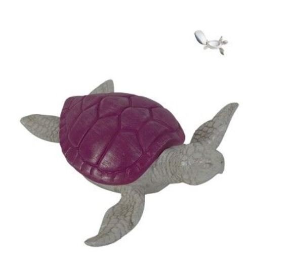Box - Turtle Trinket Box - Berry Pink