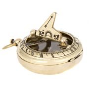 Compass - Brass Shiny Sundial