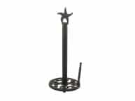 Paper Towel Holder - Cast Iron - Starfish Black