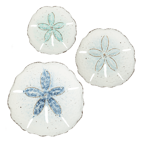 Wall Art Sand Dollar Blue Ombre