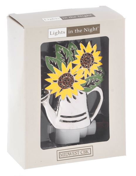 Night Light - Sunflowers in Watering Can
