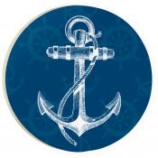 Car Coaster COA0126 - Anchor Blue