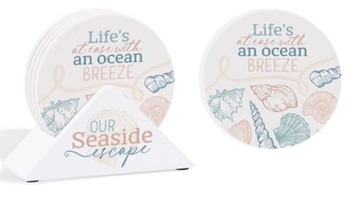 Coasters - Our Seaside Escape. Life's At Ease With An Ocean Breeze