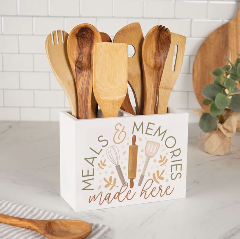 Utensil Holder - Meals & Memories