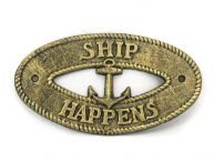 Sign -Cast Iron Anchor Sign 8"