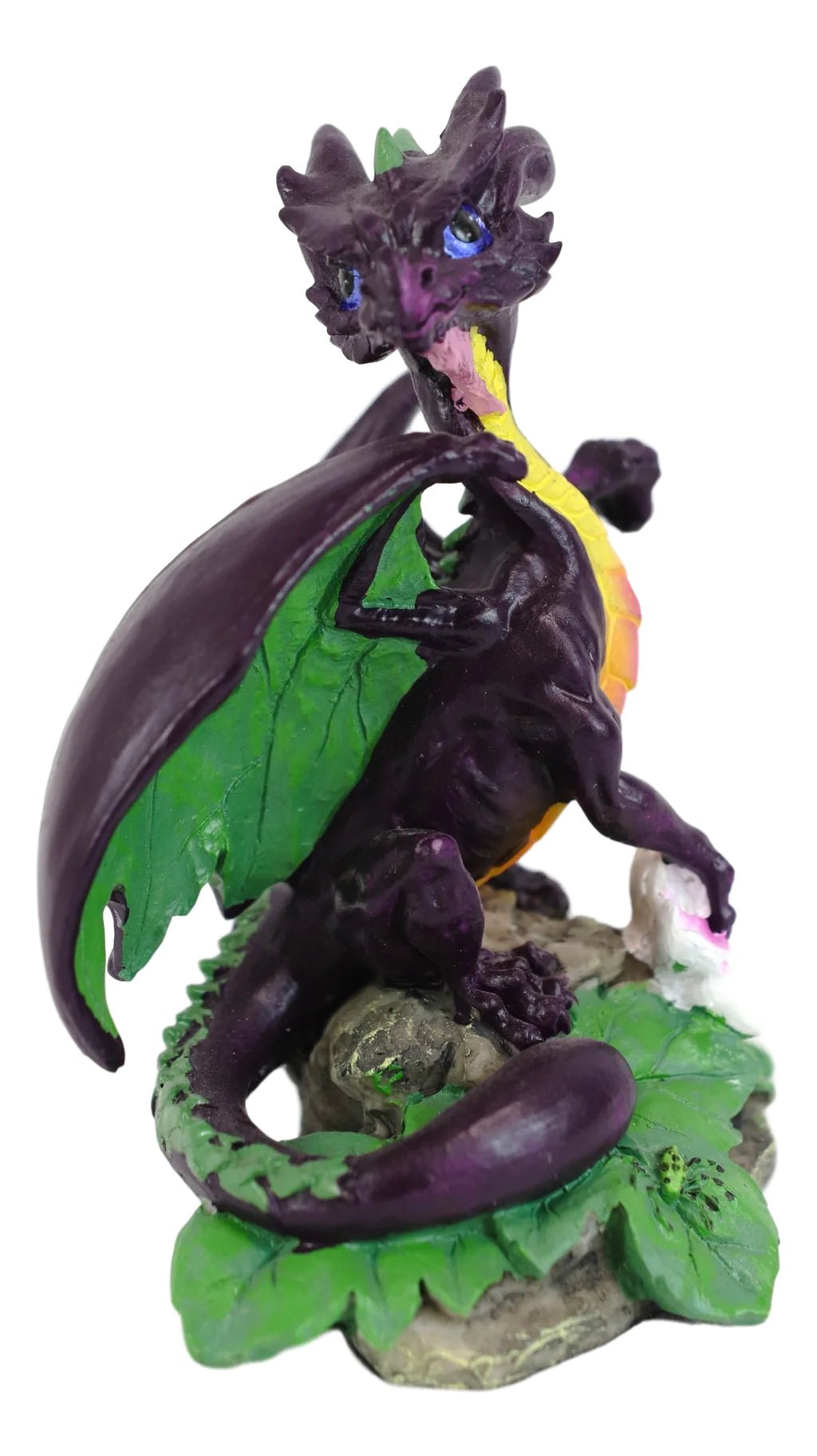 Eggplant Dragon Figurine