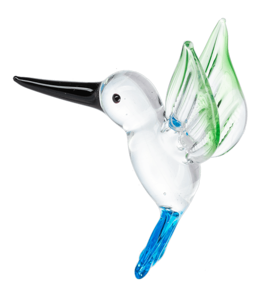 Glass Art Hummingbird