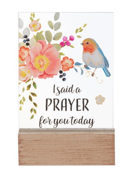 Sign Block Talk Prayer