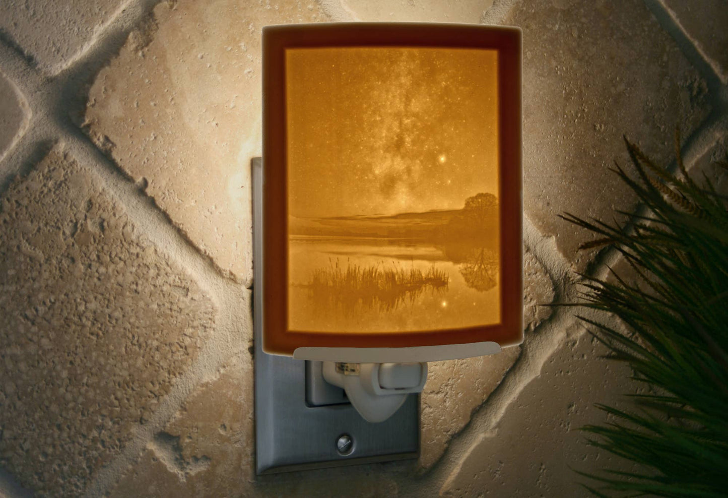 Night Light - Porcelain - Milky Way Curved #10