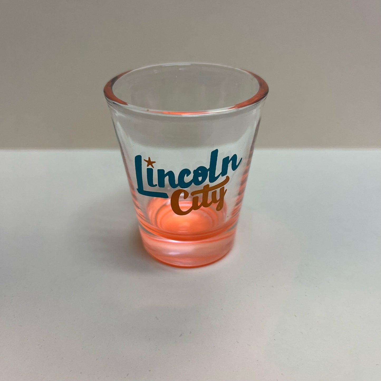 Shot Glass - Lincoln City Neon