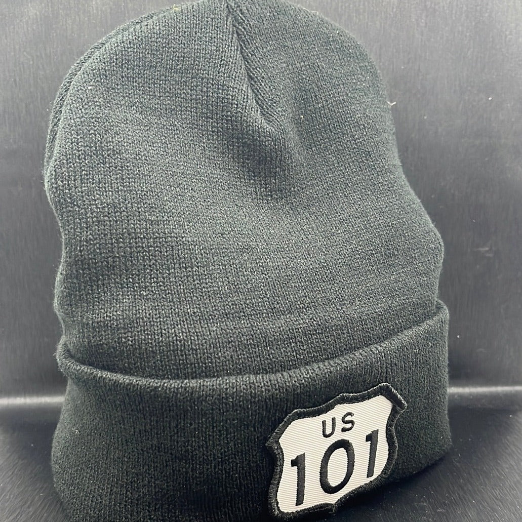 Hat - Black Beanie - Hwy 101