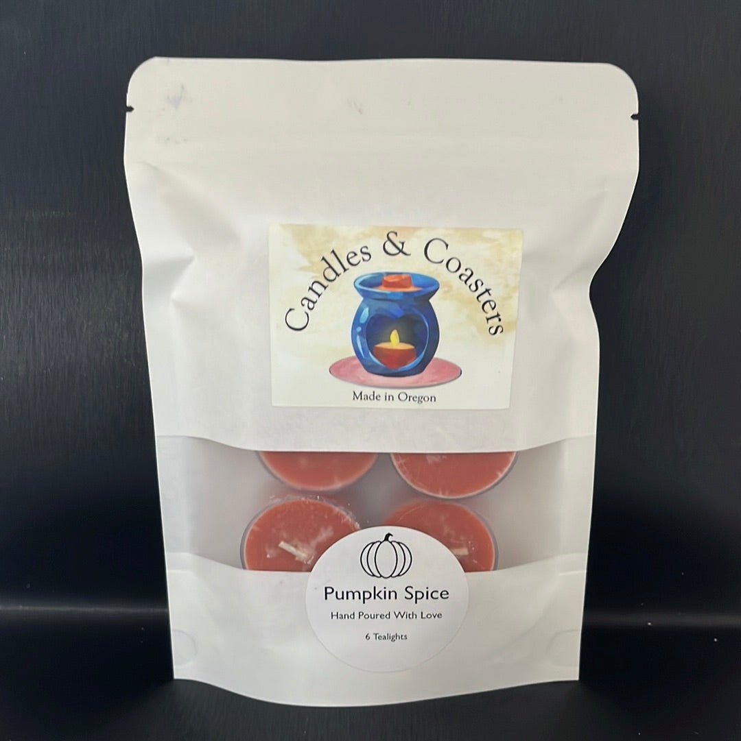 Candles - Tealight 6pk - Pumpkin Spice