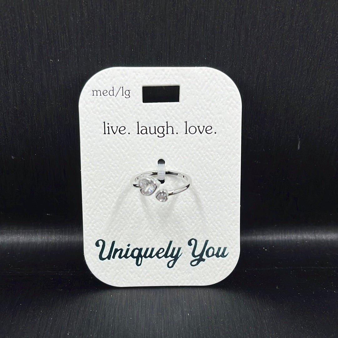 Ring - YOU YR7041 - Live. Laugh. Love.
