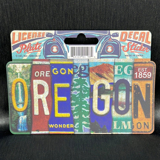 Sticker - Oregon Decal License Plate