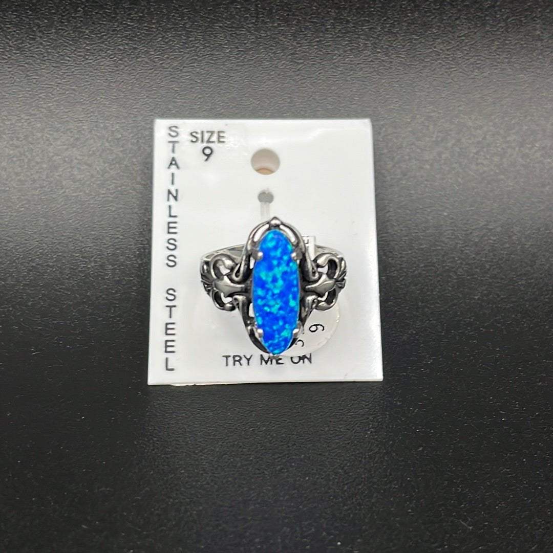 Ring Stainless Lab Blue 3153BO