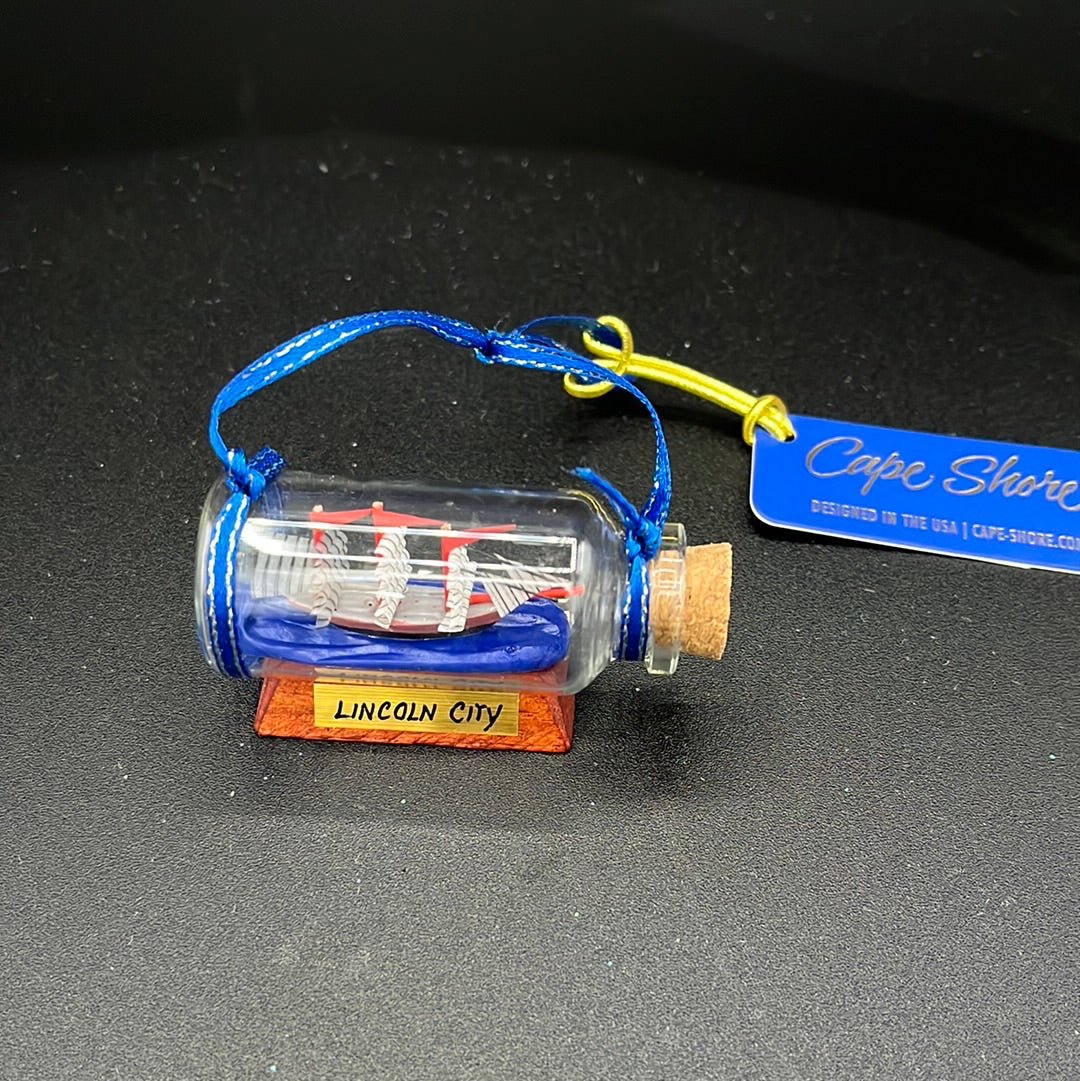 Ornament Ship in a Bottle