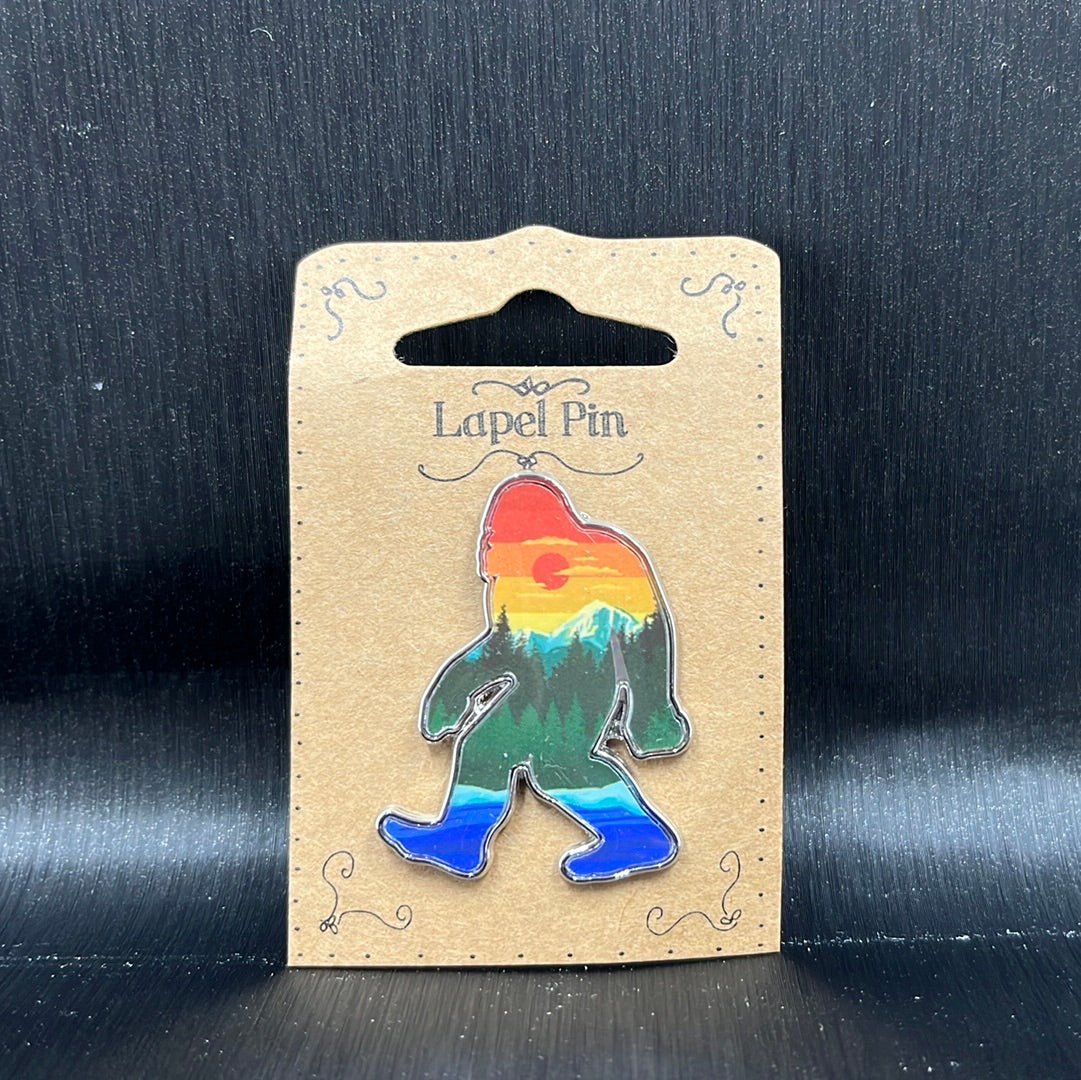 Pin - Bigfoot Sunset Shape
