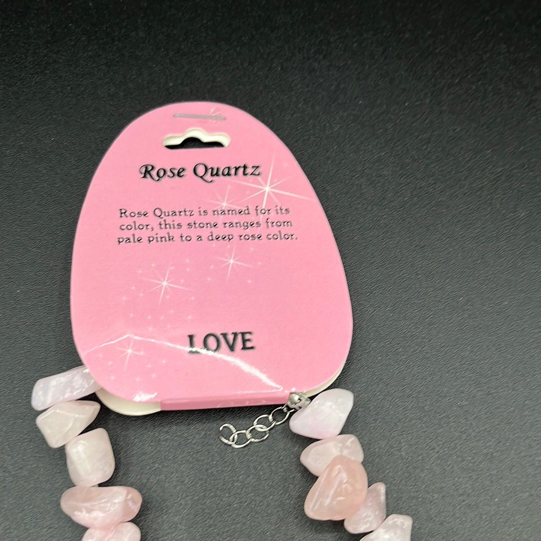 Necklace - Designer Rose Quartz