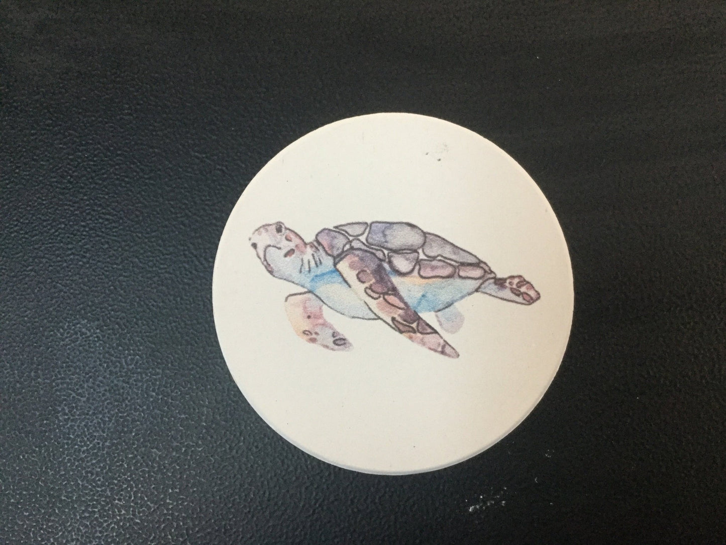 Car Coaster CST0181 - Turtle Purple