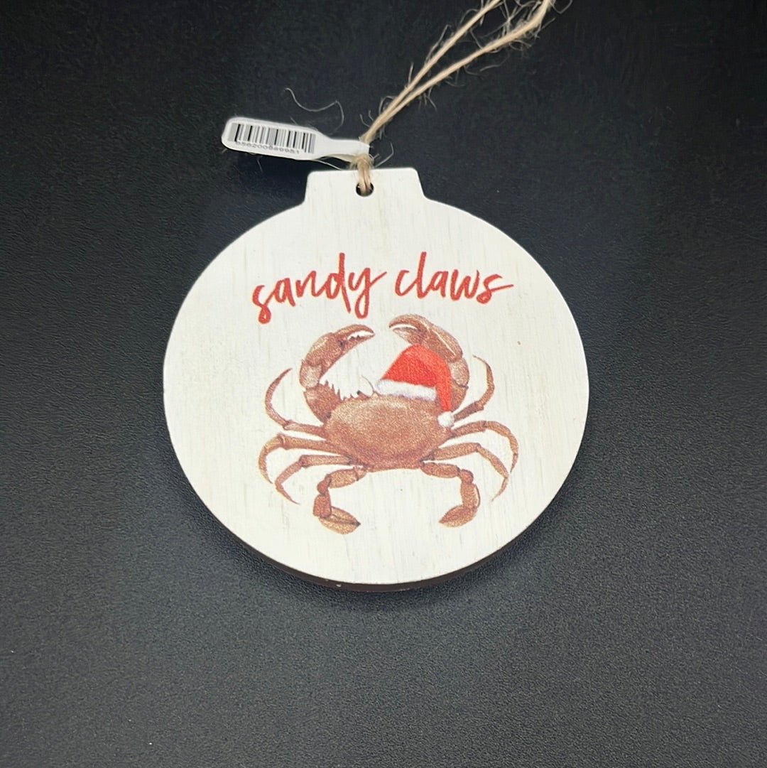 Clearance Ornament - ORN0300 - Sandy Claws