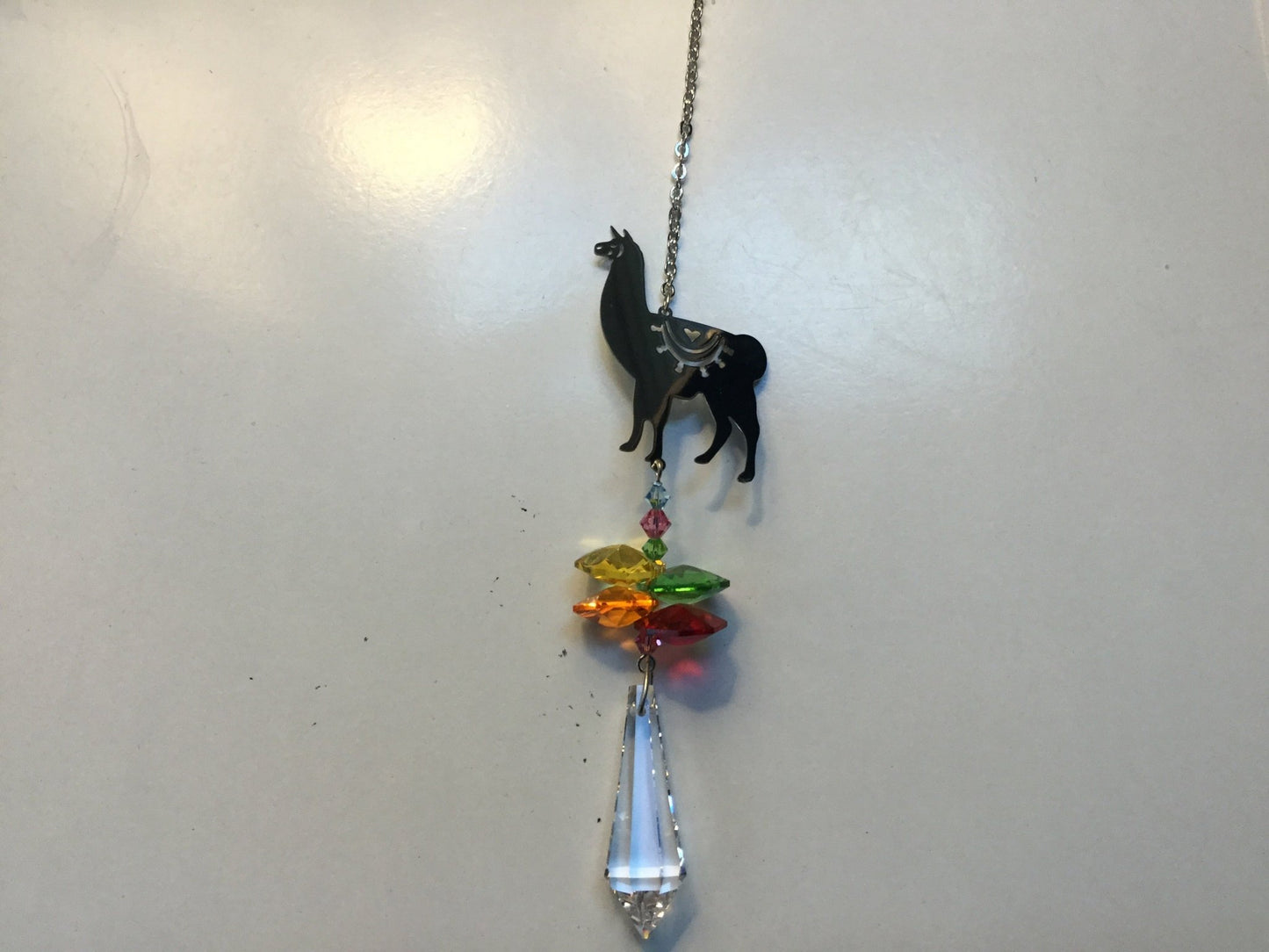 Crystal Fantasy Suncatcher - Llama CFLL