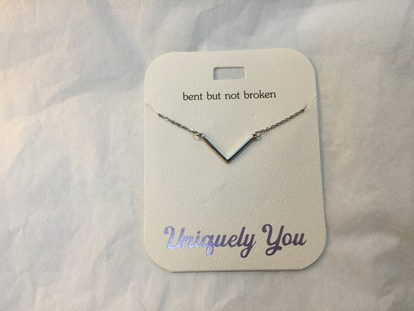 Necklace - YOU 4006 - Bent but not broken