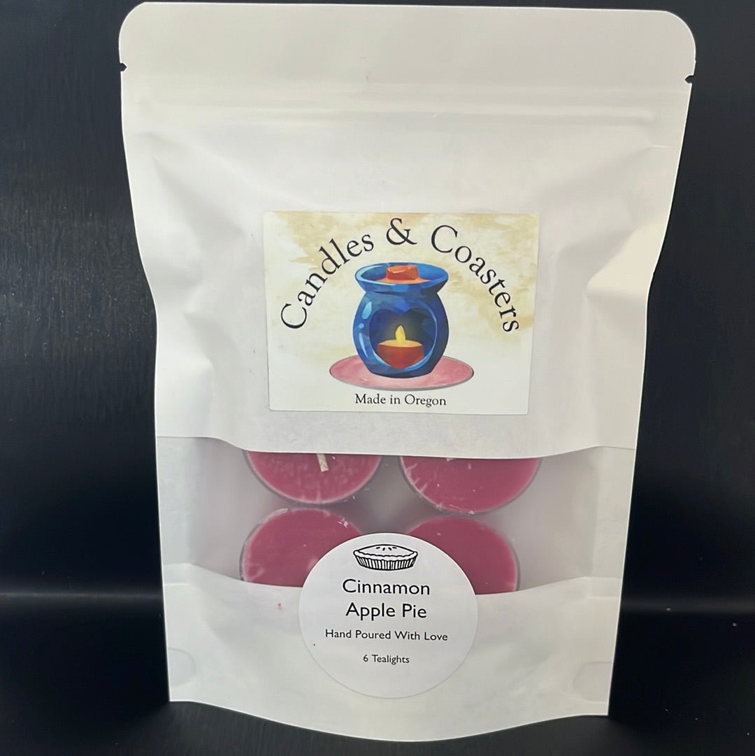 Candles - Tealight 6pk - Cinnamon Apple Pie