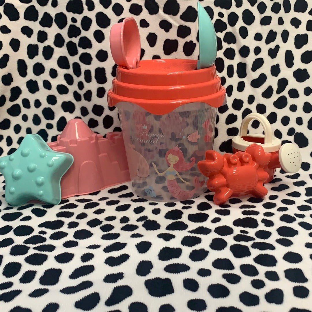 Beach Toy - Mermaid Bucket Playset 8pc.